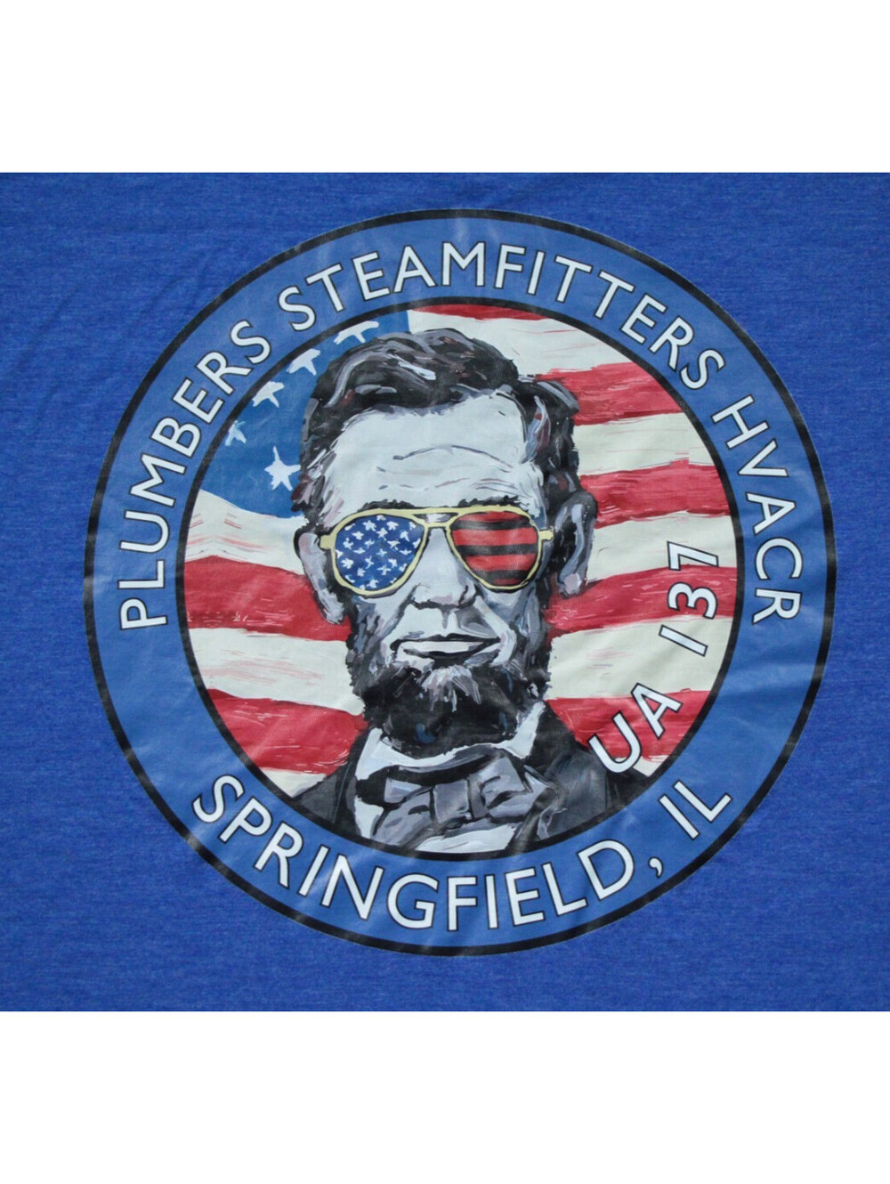 Plumbers Steamfitters HVACR Local 137 Springfield Illinois Labor Union T-Shirt